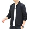 Männer Jacken Herbst Bomber Baseball Jacke Männer Mode Slim Fit Mantel Streetwear Einfarbig Männliche Outwear Zipper Casual Tops