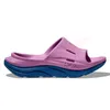 Designer Slippers Hoka One One 남녀 슬리퍼 Orda Recovery Slide 3 White Black Blue Pink Purple Yellow Beige Hokas Slides Sandals Beach Shoes Sliders