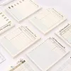Mini-lista notatników dzienna lista kontrolna mała miesięczna planista 60 arkuszów kieszonkowe dokumenty dla studenta