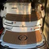Cobalt 200 Badeplattform-Stufenpolster für Boot, EVA-Schaum, Faux-Teak-Deck, Bodenmatte, Rückseite, selbstklebend, SeaDek Gatorstep-Stil