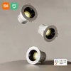 Faretto LED Xiaomi Mijia versione mesh bluetooth Smart Home luce profonda antiriflesso lampada incorporata per uso domestico antiriflesso