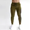 Sweatpants 2019 Autumn Gyms Men's Pants Joggers Skinny Sweat Pants printing Tights Sweatpants For Men Side Zipper Sheer Trouser Pants