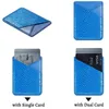 Card Holders Adhesive Pouch Back Pocket Portable Cell Phone Holder Universal Storage Sticker Wallet Stick-on PU Leather