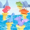 Sand Play Water Fun Dinosaur Pistols Summer Squirt Guns Toys For Children Blasters Beach Pool Party Favors Bath Kids