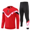 2023 2024 AC mIlans fato de treino IBRAHIMOVIC Soccer Milano survetement 23/24 maillot masculino e kidsde foot mIlans football Tracksuit Survetement uniformes