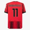 23 24 GIROUD PULISIC Voetbalshirts voor volwassenen 2024 AC MILANS REBIC THEO REIJNDERS KESSIE DE KETELAERE RAFA LEAO voetbalshirts speler heren kinderkit Uniformi 16-4XL