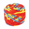 Fio 200g (2 * 100g/bola) leite macio algodão misturado poliéster chenille fio de lã grosso tricotado à mão DIY chapéu de crochê cachecol fio de pele P230601