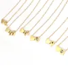 Anhänger Halsketten JUJIE 316L Edelstahl Herz Initial Halskette Für Frauen Benutzerdefinierte Brief Name Choker Anhänger Schmuck Großhandel/Dropshipping J230601