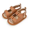 Baby Sandals Boy Girl Shoes Solid Color Simple Casual Pu Leather Little Baby Sandals Toddler First Walkers Newborn