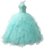 Quinceanera Dresses Princess Beading Sequins Ball Gown Organza Lace-up with Plus Size Sweet 16 Debutante Party Birthday Vestidos De 15 Anos 142