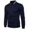 Men's Jackets 2023 Spring Cross-border Leisure Sports Korean Version Of Boys Zipper Youth Solid Color Cardigan Coat