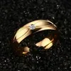 Neueste Hochzeits-Zirkon-Designs, Ringe, Schmuck, goldene Eheringe für Paare