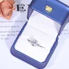 Custom handmade Fine Jewelry S925/10K/14K Solid Gold 1CT~4CT Oval Moissanite Women Engagement Anniversary Wedding Rings