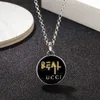 60% de descuento en joyería de diseñador, pulsera, collar, anillo, estilo punk Ins, cadena de hip hop con pegamento en gota de esmalte negro real de ley