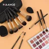 Borstels maange 10stcs make -up borstels set cosmetica wenkbrauw poeder foundation oogschaduwen combineren sponzen make -up kit volledige professional