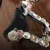 New Fashion Big Rhinestone Flower Universal Car Phone Holder Air Vent Mount Clip Mobile Phone Holder in Car GPS for iPhone Samsung