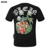 Plein Bear Camiseta Mens Designer Camisetas Marca Roupas PP Crânios Homens T-shirt Em Torno Do Pescoço Ss Hawaii Hip Hop Camiseta Top Tees 161327