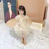 Girl's Dresses Girls Dress Spring Summer Years Old Girls Cape Princess Dress Ropa Girls Clothes