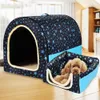 Pens Doubleuse Dog House Pet Sofa Cat Tent Puppy Bed Foldable Kennel Warm Cat nest Pet Travelling Sleeping mats Dog accessories