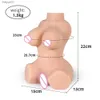 Male Masturbation Pocket Pussy 1.5kg Half Body Sex Doll Vagina Anal Dual Channel for Sex Soft Breast Female Torso Sex Shop 18+ L230518