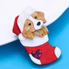 Spille Spille Wuli Baby Acrilico Petto carino Indossa cappello di Natale Accessori per gioielli per cani Regalo 2022 G230529