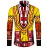 Chemises décontractées pour hommes 3D imprimé bouton Blouses à la mode africaine hommes col rabattu chemise à manches courtes/pleines grande taille hommes ethnique