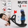 Telescopio de control remoto Dildo Vibrador Masajeador de próstata masculino Vibrador anal Estimulador de juguete anal para hombres Gays L230518