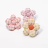 Accessori per capelli 2 pezzi/set Kids Lovely Flower Hairclips Safety Hairpins Girls Plaid Printed Cute Children Wholesale