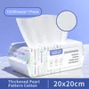 Vävnad 100 ark engångshandduk Face Handduk Mjuk tjock bomull Ansiktsrengöring Makeup Remover Tissue Paper Wet Dry Use Personlig hudvård