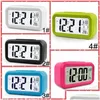 Bureau Horloges De Table En Plastique Réveil Muet Lcd Température Intelligente Mignon P Osensible Chevet Numérique Sn Veilleuse Calendrier Bh4298 D Dh7Jc