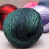 Garn 140G/BALL Filament Rainbow Color Dyed Thick Yarn Cotton Crochet Rod Knittad Scarf Baby Hat P230601