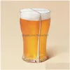 Wine Glasses 4 In 1 Beer Cups Creative Funny Acrylic Plastic Mug Party Bar Super Convivial Vtky2200 Drop Delivery Home Garden Kitche Dhl35