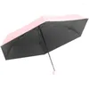 Paraplyer lätt sol paraply kvinnlig anti-uv sunshade pocket sunscreen bärbar mini 18 cm paraguas modis vuxna