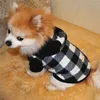 Vestuário para cães roupas de inverno para animais de estimação para casaco de lã quente xadrez com capuz suéter esporte moletom casaco roupas para cães pequenos