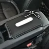 New Cute Diamond Bowknot Car Tissue Box Sun Visor Leather Auto Tissue Paper Bag Sunvisor Hanging Holder Case Napkin Car Accessories
