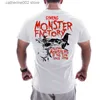 T-shirts pour hommes 2019 Nouveaux T-shirts pour hommes Bodybuilding Vêtements à manches courtes Hommes Mode Européenne grande taille Casual Pour Homme tops fitness surdimensionné T230601