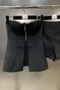 Kvinnors träningsdräkter Prepomp Collection ärmlös Axeless Side Side Rhinestone Ejressed Tank Top Slim Shorts Two Piece Set Outfits 403