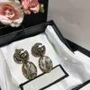 80% rabatt designer smycken armband halsband ring vatten droppformade gamla fulla diamantljusörhängen för kvinnor