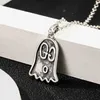 60% de desconto em joias de grife pulseira colar anel Clássico antigo Sterling little ghost hip hop flow corrente de clavícula