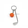 Portachiavi Palla da golf Portachiavi in metallo Anello per auto Articoli sportivi Regalo sportivo Per portachiavi souvenir Donna Uomo Drop Delivery Jewelry Dh3Wd