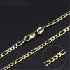 Pendant Necklaces 5PCS Chain NEW Fashion Popular Selling 16-30 inch Gold/Silver Feijia Luo Chain 2.5MM Wholesale J230601