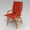 Pillow Garden Chair Non-slip Sponge Core Filling Patio Sun Lounger Reclining Pad For Outdoor Chaise