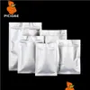 ストレージバッグアルミホイルラミネートパッケージジップロックフードマイラーメディカルスナックコーヒー臭いプルーフパッケージヒートシール再溶散性P DH2Q5