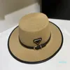 Wholesale 12 Styles Summer unisex sun hat casual vacation Panama straw hat women wide brim Beach jazz men hats Foldable Chapeau