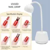 Dryers Mini Nail Led Lamp 24W Nageldroger valse nagel manicure Poolse lijm snel drogen UV licht nagellamp professionele tafellamp ontwerp