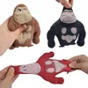 Objetos decorativos Figuras Descompresión Orangután Ventilación Tpr Pegamento suave Rebote lento Muñeca Juguete Lindo Truco divertido Regalo Fidget Estrés Juguetes 230531