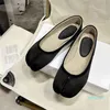 zapatos de ballet zapatos formales de mujer diseñador de moda cómodo al aire libre punta abierta zapatos de baile de fondo plano mocasines de satén ocio