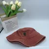 Sombrero de pescador de estilo japonés superior Ropa de trabajo Sombrero de protección solar de ala ancha Sombrero de cubo desgastado lavado retro para mujer Moda casual para hombres a juego