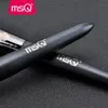 Fırçalar MSQ Pro 10pcs Makyaj Fırçaları Set Bakır Ferrule Toz Temel Göz Farı Eyeliner Dudak PU Deri Kılıflı Makyaj Aracı