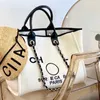 Dames luxe handgeborduurde parel strandtas grote dames kleine rugzakken canvas ketting rugzak avond handtassen 1RB2 factory store usa sale